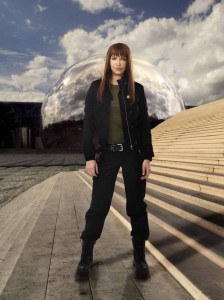 Anna Torv poses as Bad Olivia in this publicity still for Fringe.